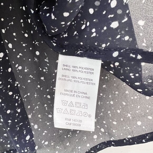 Maette Blue Charlotte Embroidered Short Sleeve Blouse Top Size Small - Picture 5 of 10